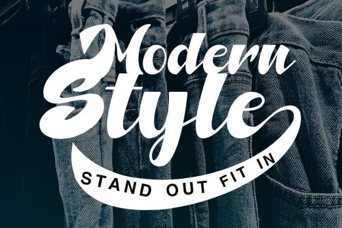 North Blue Script Font