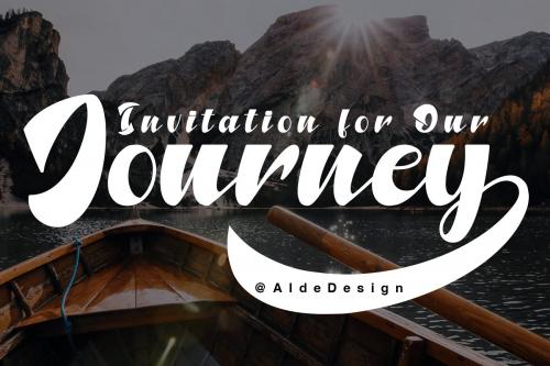 North Blue Script Font