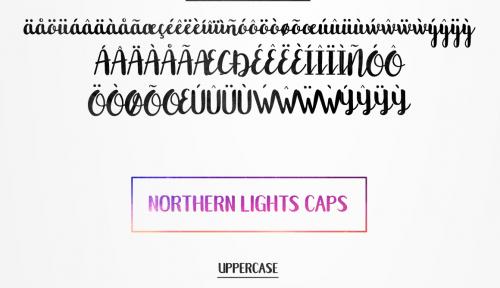Northern Lights Script Font