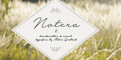 Notera Script Font
