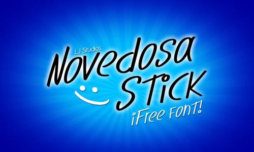 Novedosa Stick Font