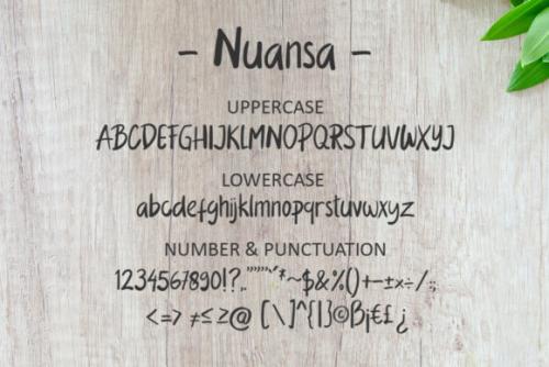 Nuanza Script Font