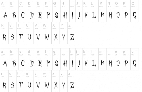 October Crow Dont Starve Font