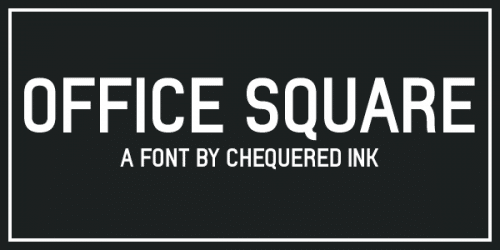 Office Square Font