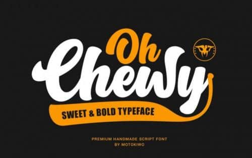 Oh Chewy Script Font
