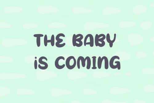 Oh My Baby Display Font