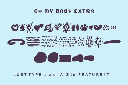 Oh My Baby Display Font
