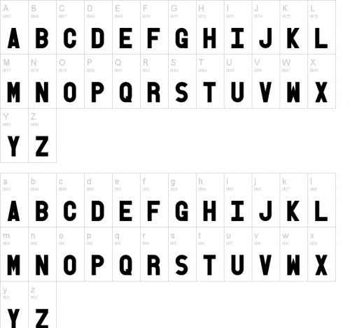 Old Block Blocked Text Font