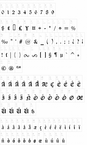 Old London Goth Font Generator