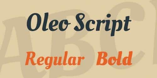Oleo Script Font