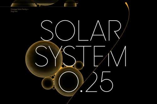 Omega Sans Free Font