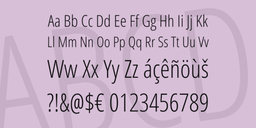 Open Sans Condensed Font Family