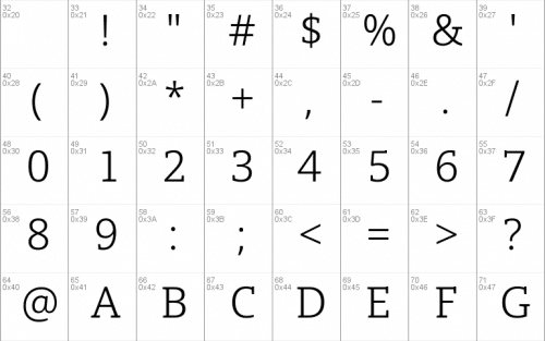 Open Serif Font
