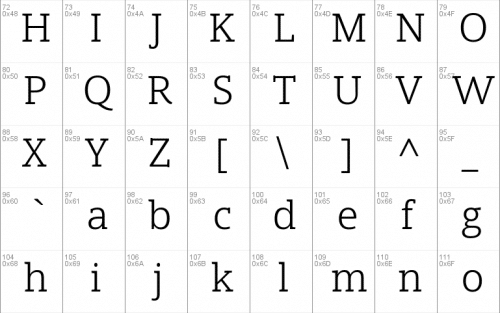 Open Serif Font