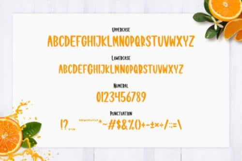 Orange Juice Display Font