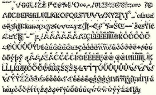 Orange juice font