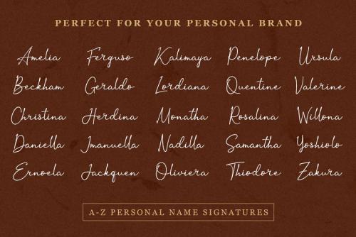 Ortisan Signature Font