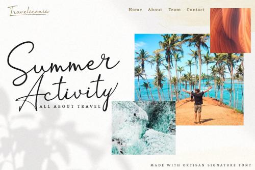 Ortisan Signature Font