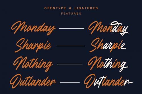 Outlander Handwritten Font