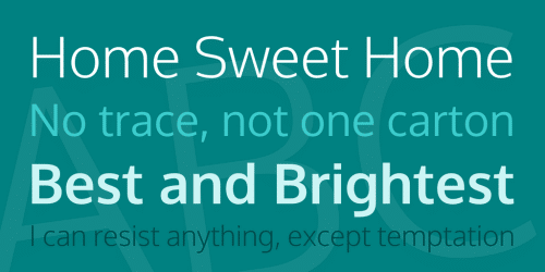 Oxygen Font Family