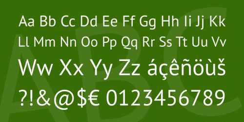 PT Sans Font