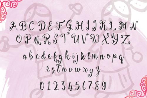 Painting Script Font