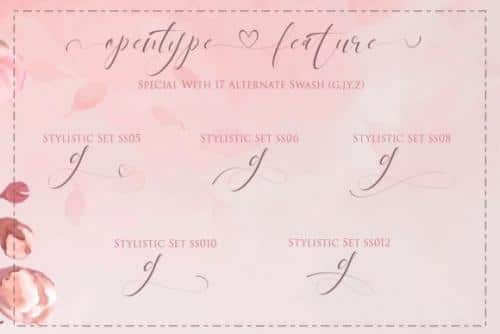 Pandora Calligraphy Font