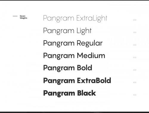Pangram Sans Font Family