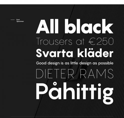 Pangram Sans Font Family