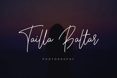 Parachute Handwritten Font