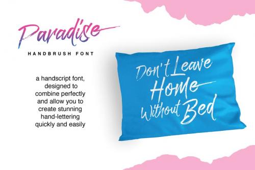 Paradise Brush Font