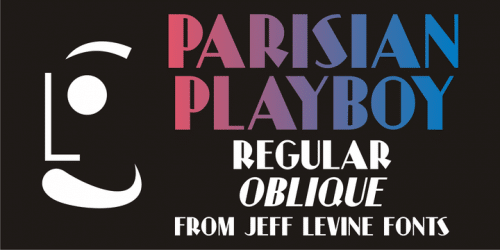 Parisian Playboy JNL Font Family