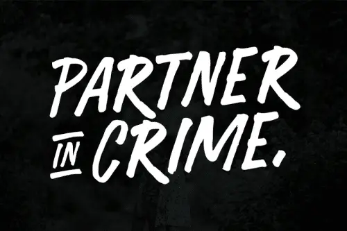Partner in Crime Brush Font