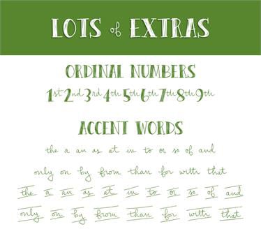 Peas And Carrots Font