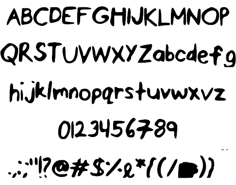Pen Pineapple Apple Pen Font