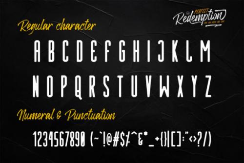 Perfect Redemption Duo Font