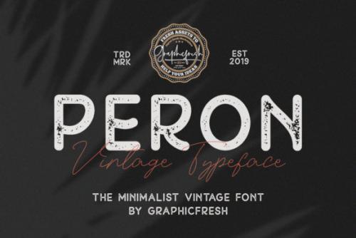 Peron Vintage Font