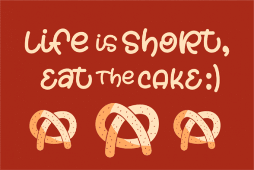Piece of Cake Font
