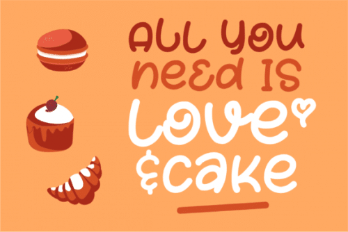 Piece of Cake Font