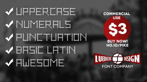 Pike Font