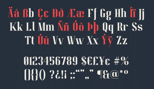 Pitch Display Font