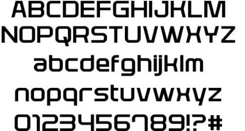 Plavsky Font Gundam Font