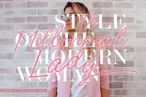 Poems Pens Script Font