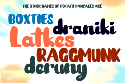 Potato Pancakes Font