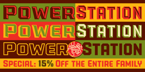 Powerstation Block High Font