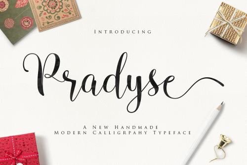 Pradyse Script Font