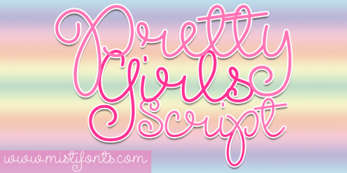 Pretty Girls Script Font