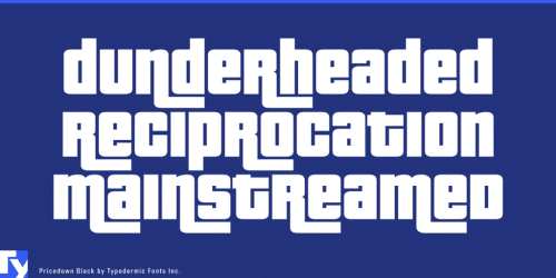 Pricedown Black Font