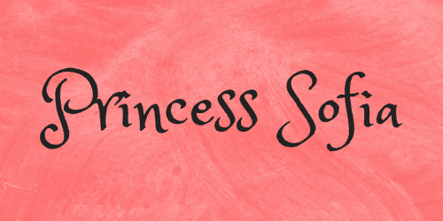 Princess Sofia Font