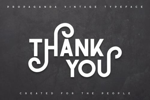Propaganda Font